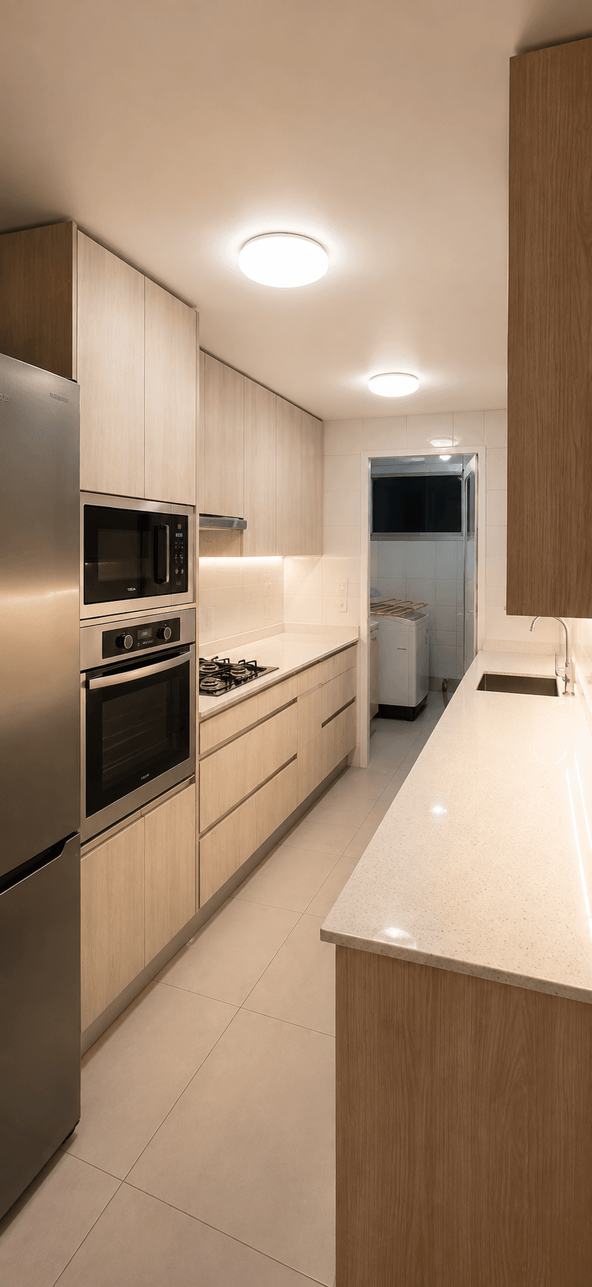 Cocina después de la remodelación